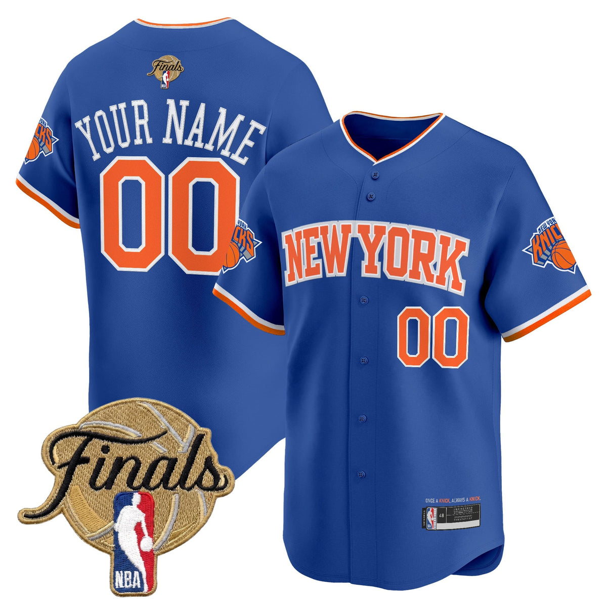 NYK 2026 Finals Vapor Custom Baseball Jersey - Stitched