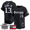 Men's Atlanta Braves 'Georgia x Outkast Gothic Edition' Vapor Premier Limited Jersey - All Stitched