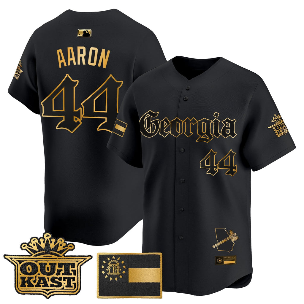Men's Atlanta Braves 'Georgia x Outkast Gothic Edition' Vapor Premier Limited Jersey - All Stitched