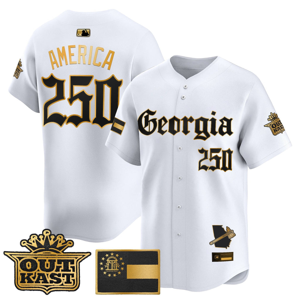 Men's Atlanta Braves 'Georgia x Outkast Gothic Edition' Vapor Premier Limited Jersey - All Stitched