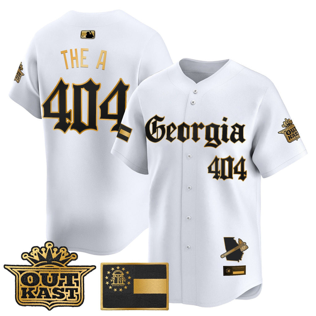 Men's Atlanta Braves 'Georgia x Outkast Gothic Edition' Vapor Premier Limited Jersey - All Stitched