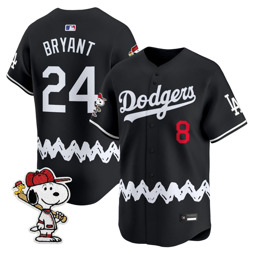 Men's Los Angeles Dodgers x Peanuts Vapor Premier Limited Jersey - Stitched