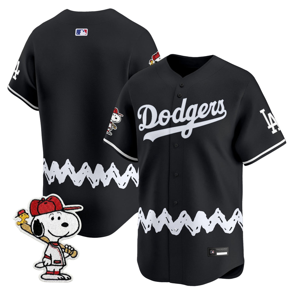 Men's Los Angeles Dodgers x Peanuts Vapor Premier Limited Jersey - Stitched