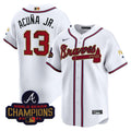 Atlanta Braves World Series Champions 2021 Patch Vapor Premier Limited Jersey - Stitched