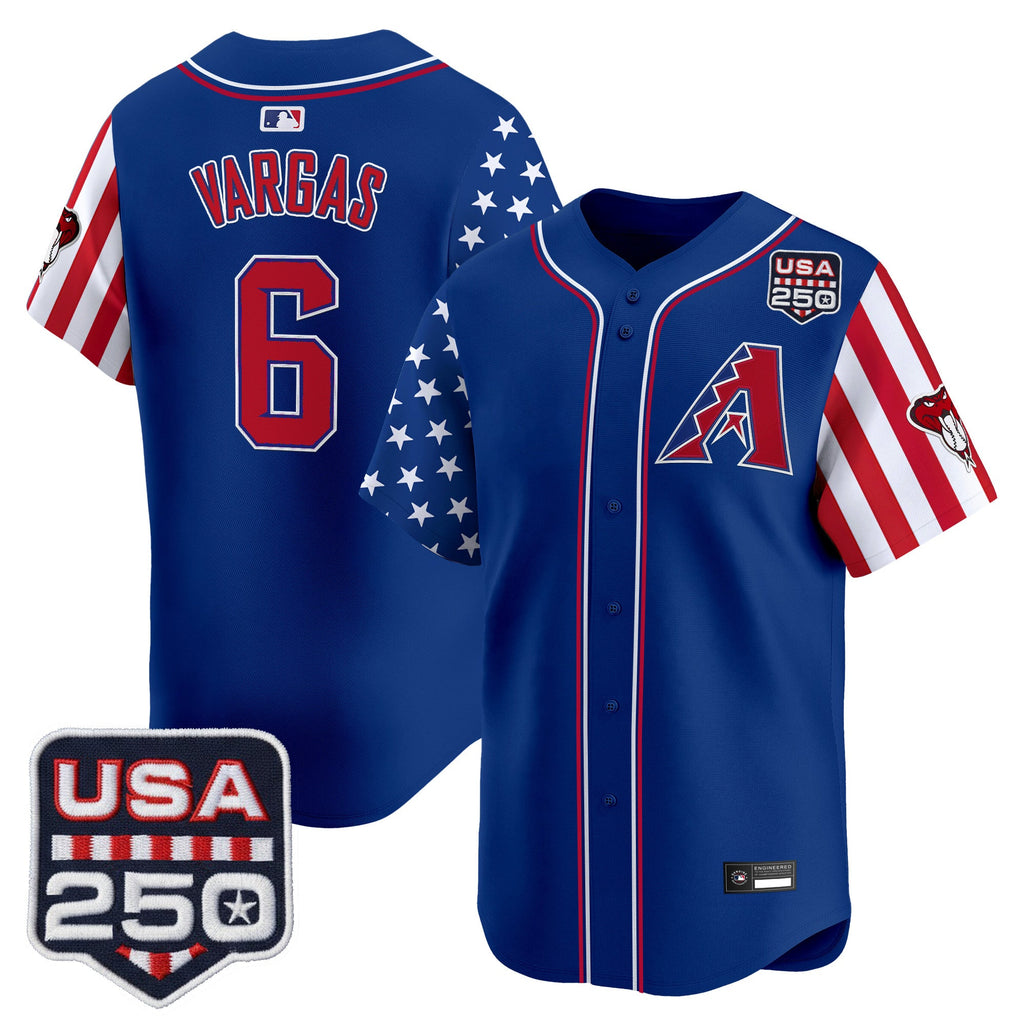 Men's Arizona Diamondbacks "America 250 Edition" Vapor Premier Limited Jersey - All Stitched