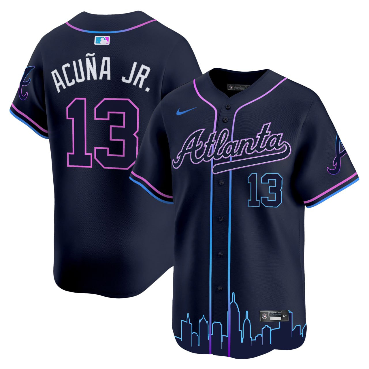 Acuna Jr. Atlanta Braves Vapor Premier Limited Jersey - All Stitched
