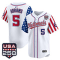 Men's Washington Nationals "America 250 Edition" Vapor Premier Limited Jersey - All Stitched