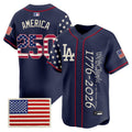 Men's Los Angeles Dodgers "America 250 Edition" Vapor Premier Limited Jersey V2 - Stitched