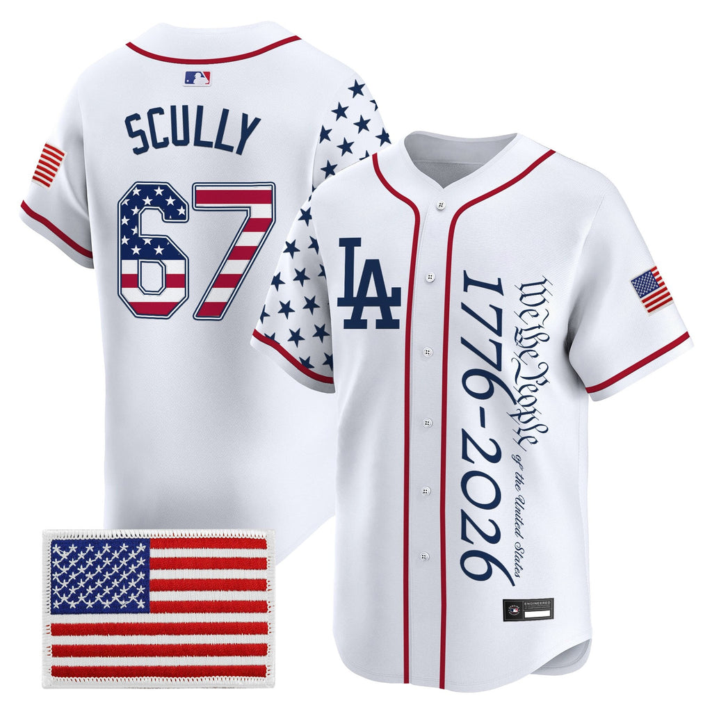 Men's Los Angeles Dodgers "America 250 Edition" Vapor Premier Limited Jersey V2 - Stitched