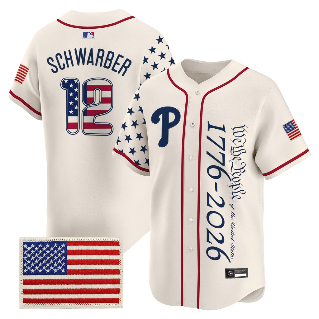Men's Philadelphia Phillies "America 250 Edition" Vapor Premier Limited Jersey V2 - Stitched