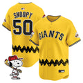 Men's San Francisco Giants x Peanuts Vapor Premier Limited Jersey - Stitched