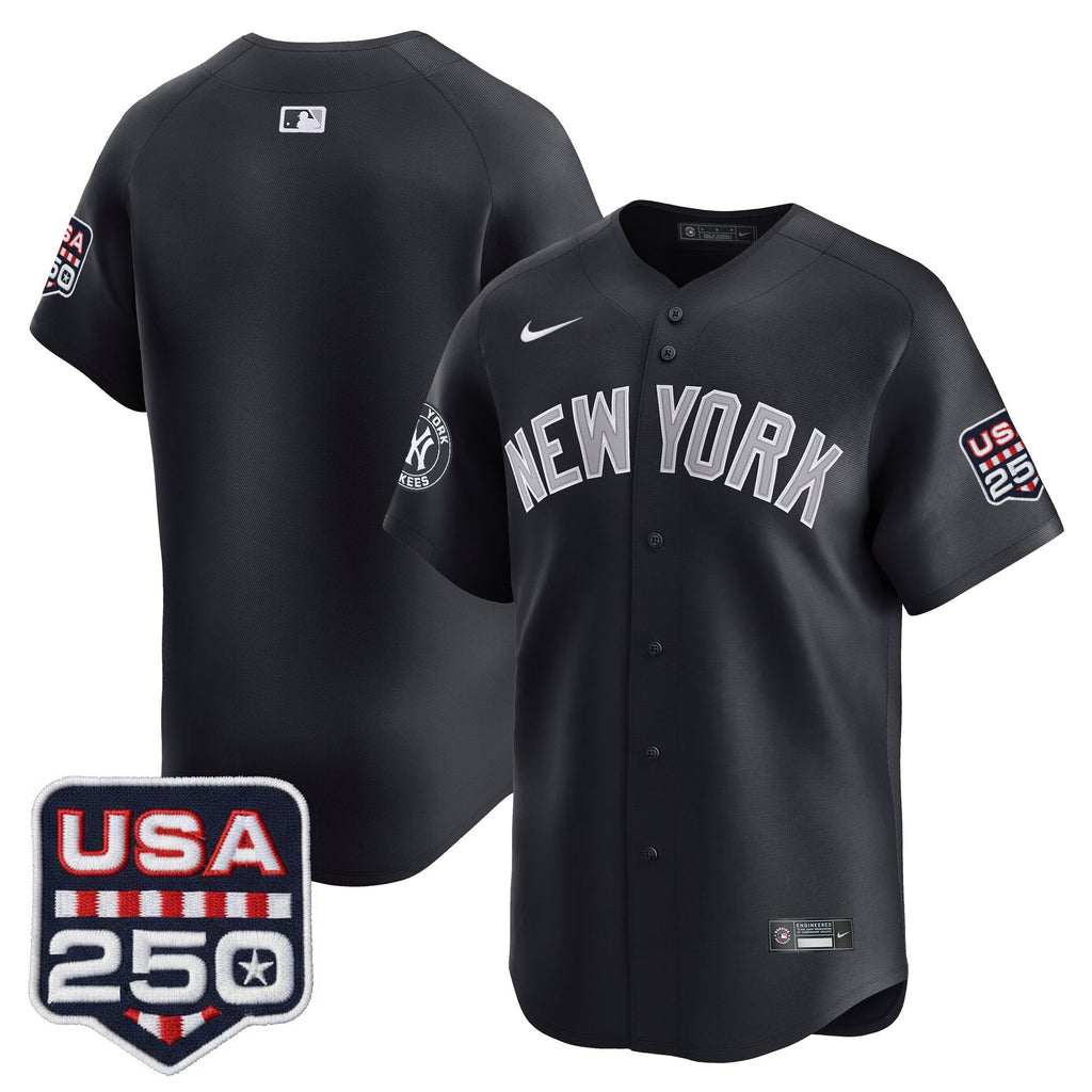 Men's New York Yankees USA 250 Fourth of July Vapor Premier Limited Jersey - All Stitched