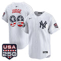 Men's New York Yankees USA 250 Fourth of July Vapor Premier Limited Jersey - All Stitched