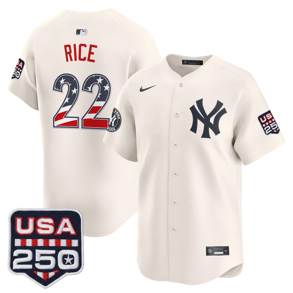Men's New York Yankees USA 250 Fourth of July Vapor Premier Limited Jersey - All Stitched