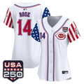Women's Cincinnati Reds "America250 Edition" Vapor Premier Limited Jersey - All Stitched