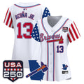 Women's Atlanta Braves "America 250 Edition" Vapor Premier Limited Jersey - All Stitched