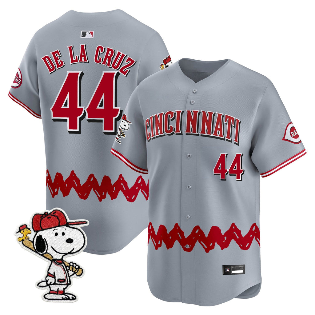 Men's Cincinnati Reds x Peanuts Vapor Premier Limited Jersey - Stitched