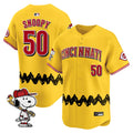 Men's Cincinnati Reds x Peanuts Vapor Premier Limited Jersey - Stitched
