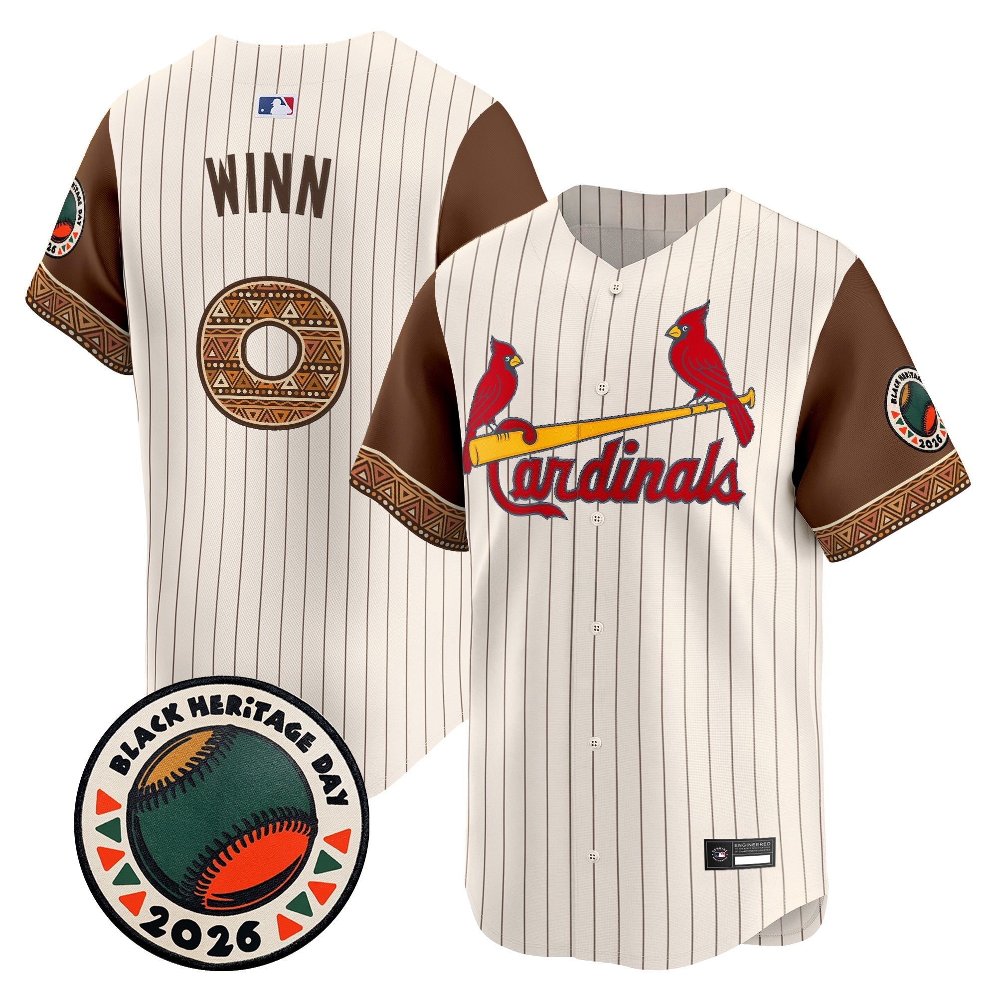 Men's St. Louis Cardinals 2026 Black Heritage Day Vapor Premier Limited Jersey - Stitched