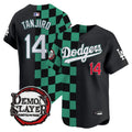Los Angeles Dodgers x Demon Slayer Vapor Premier Limited Jersey - Stitched