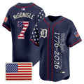 Men's Detroit Tigers "America250 Edition" Vapor Premier Limited Jersey V2 - All Stitched