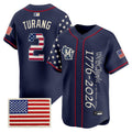 Men's Milwaukee Brewers "America 250 Edition" Vapor Premier Limited Jersey V2 - All Stitched