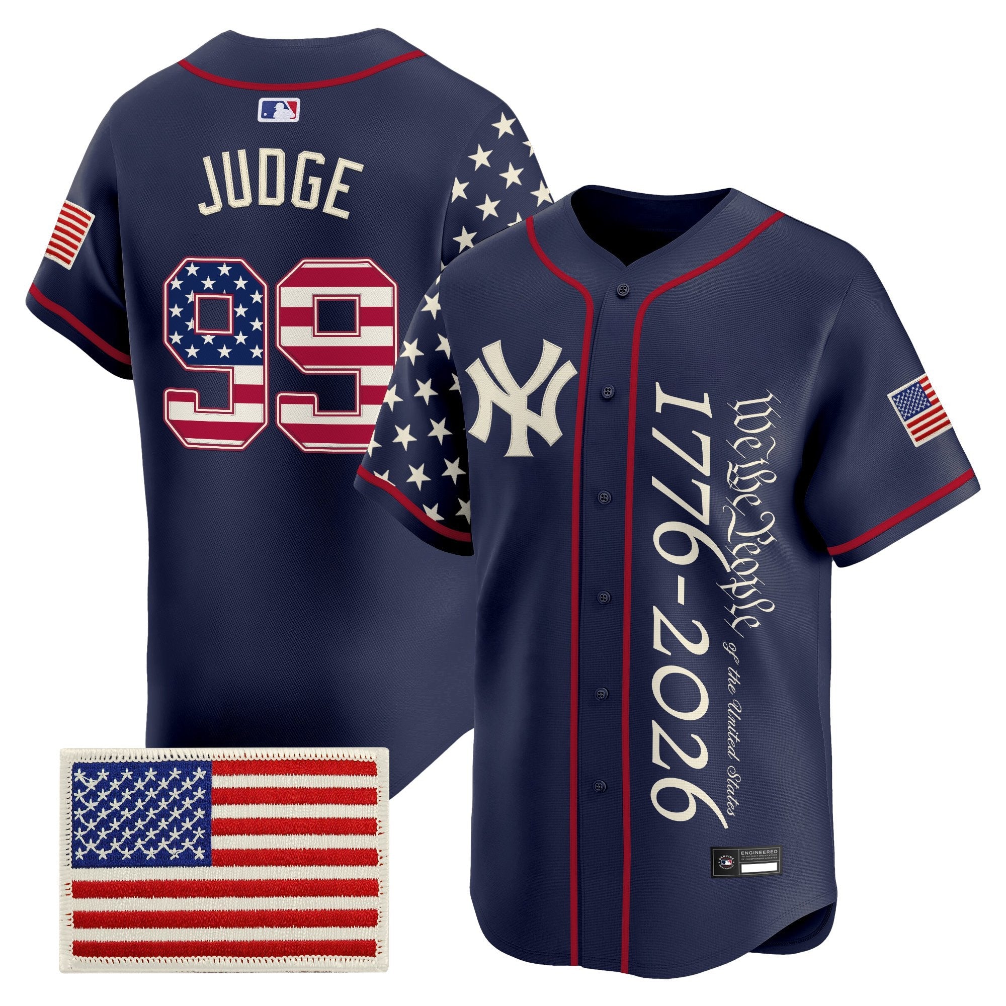 Men's Yankees "America 250 Edition" Vapor Premier Limited Jersey V3 - All Stitched