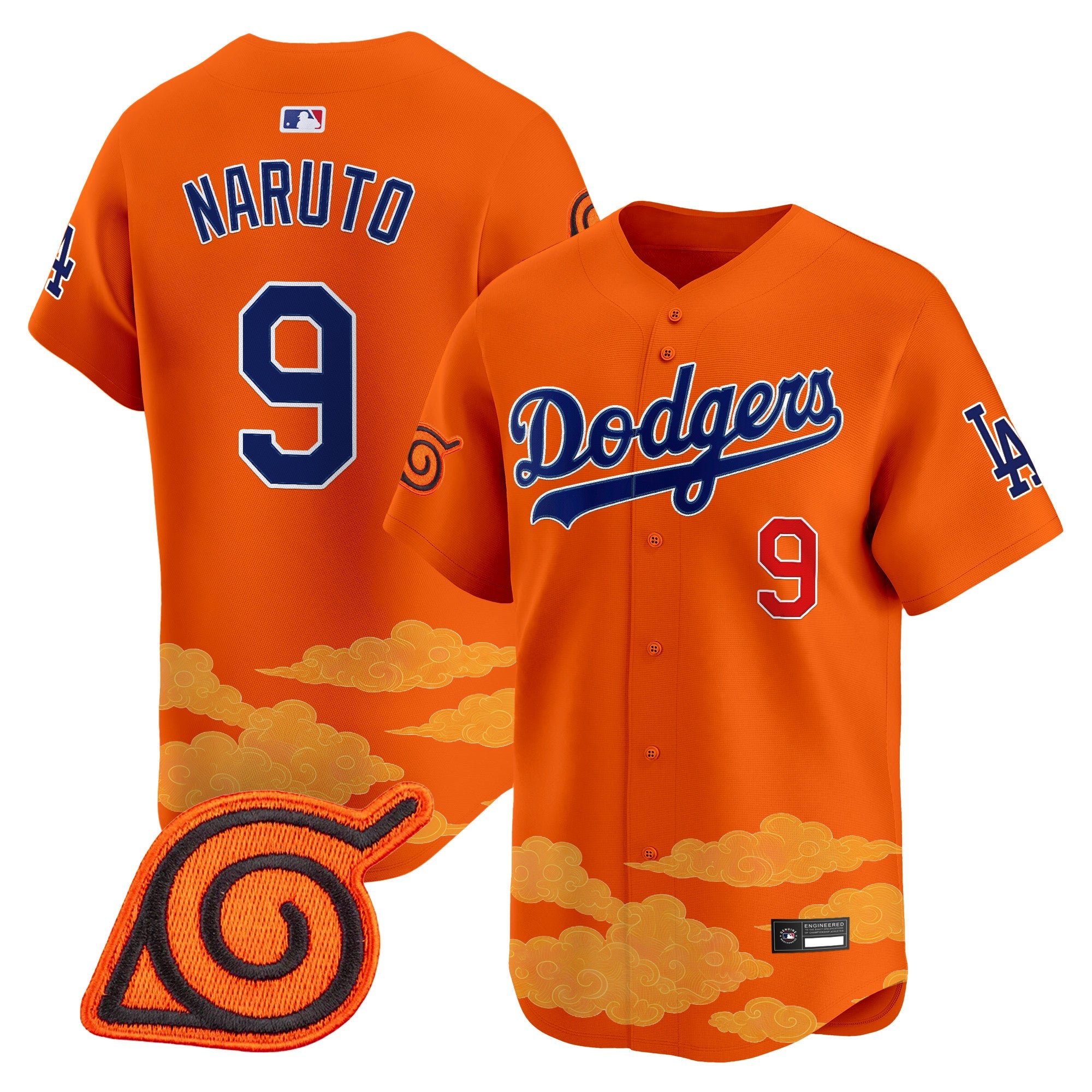 Los Angeles Dodgers x Naruto Vapor Premier Limited Jersey - Stitched
