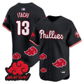 Philadelphia Phillies x Naruto "Akatsuki Edition" Vapor Premier Limited Jersey - Stitched