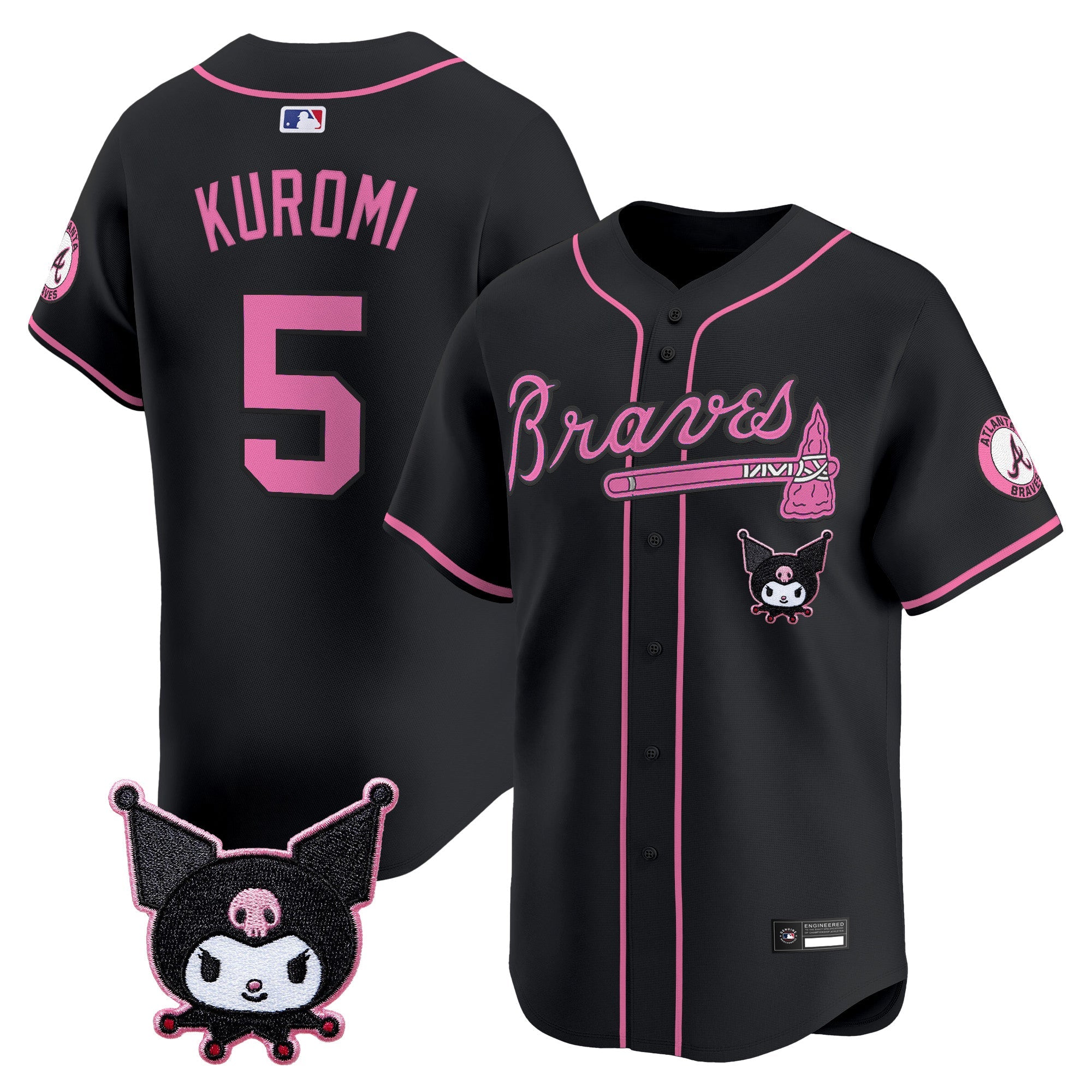 Atlanta Braves x Sanrio Friends Vapor Premier Limited Jersey - All Stitched