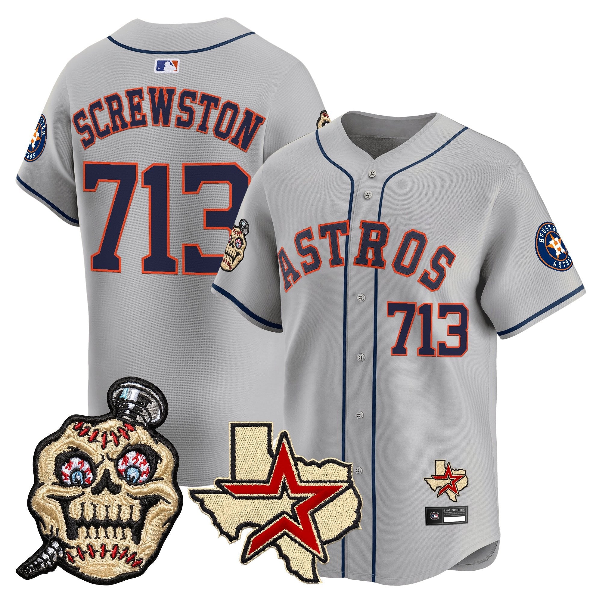Men's Houston Astros Screwed Up Click Vapor Premier Limited Jersey - All Stitched