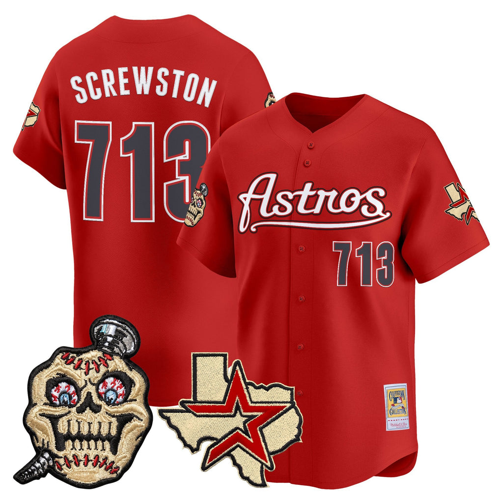 Men's Houston Astros Screwed Up Click Vapor Premier Limited Jersey - All Stitched