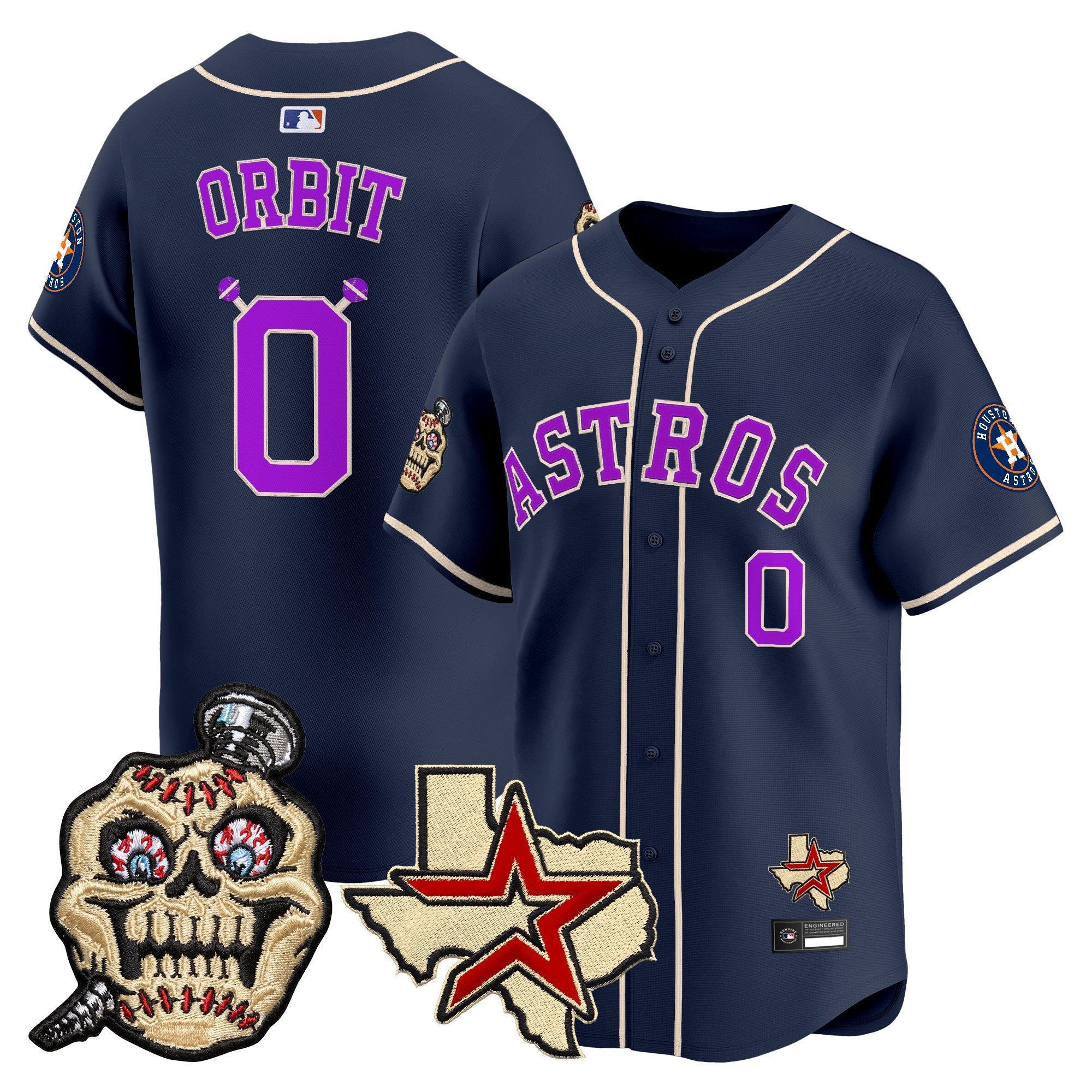 Men's Houston Astros Screwed Up Click Vapor Premier Limited Jersey - All Stitched