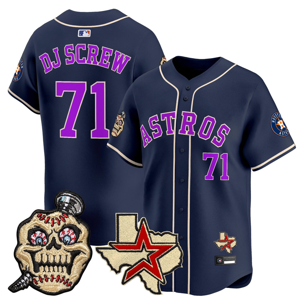 Men's Houston Astros Screwed Up Click Vapor Premier Limited Jersey - All Stitched