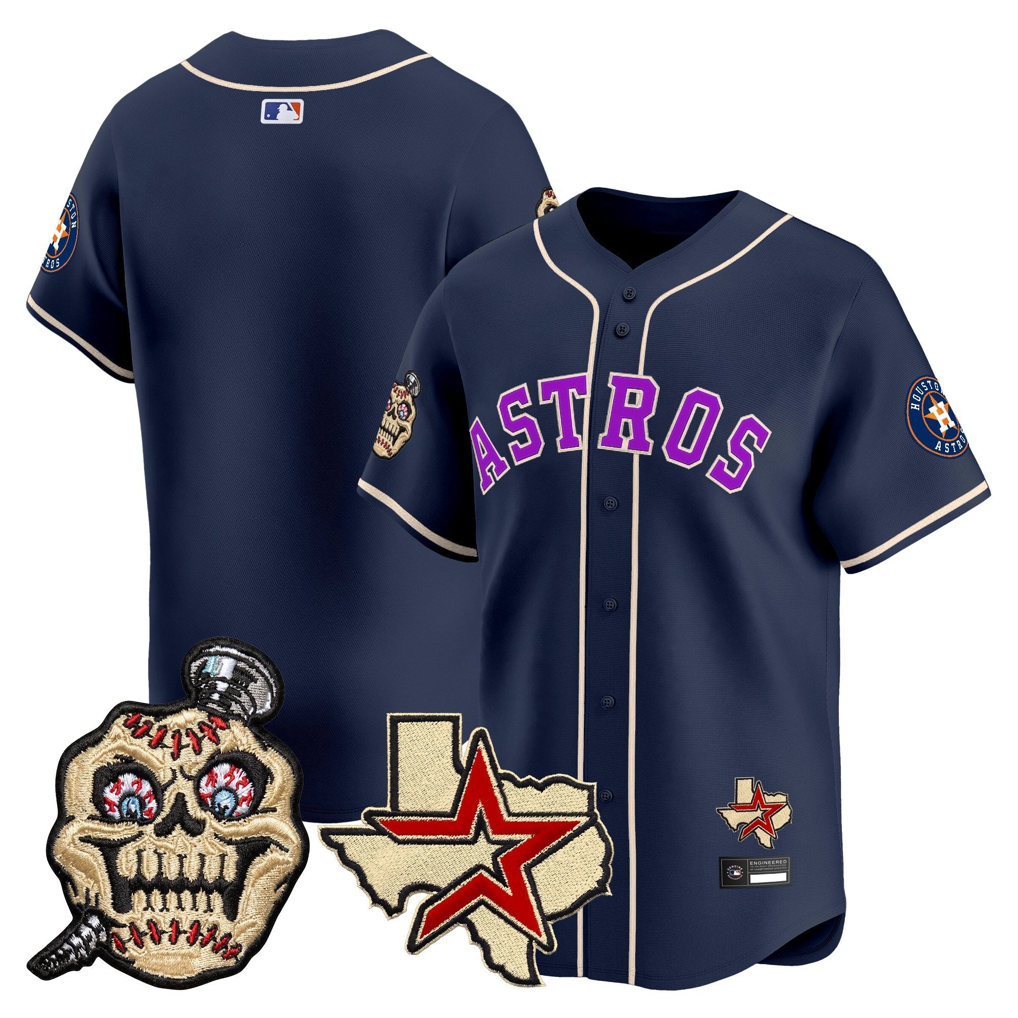 Men's Houston Astros Screwed Up Click Vapor Premier Limited Jersey - All Stitched