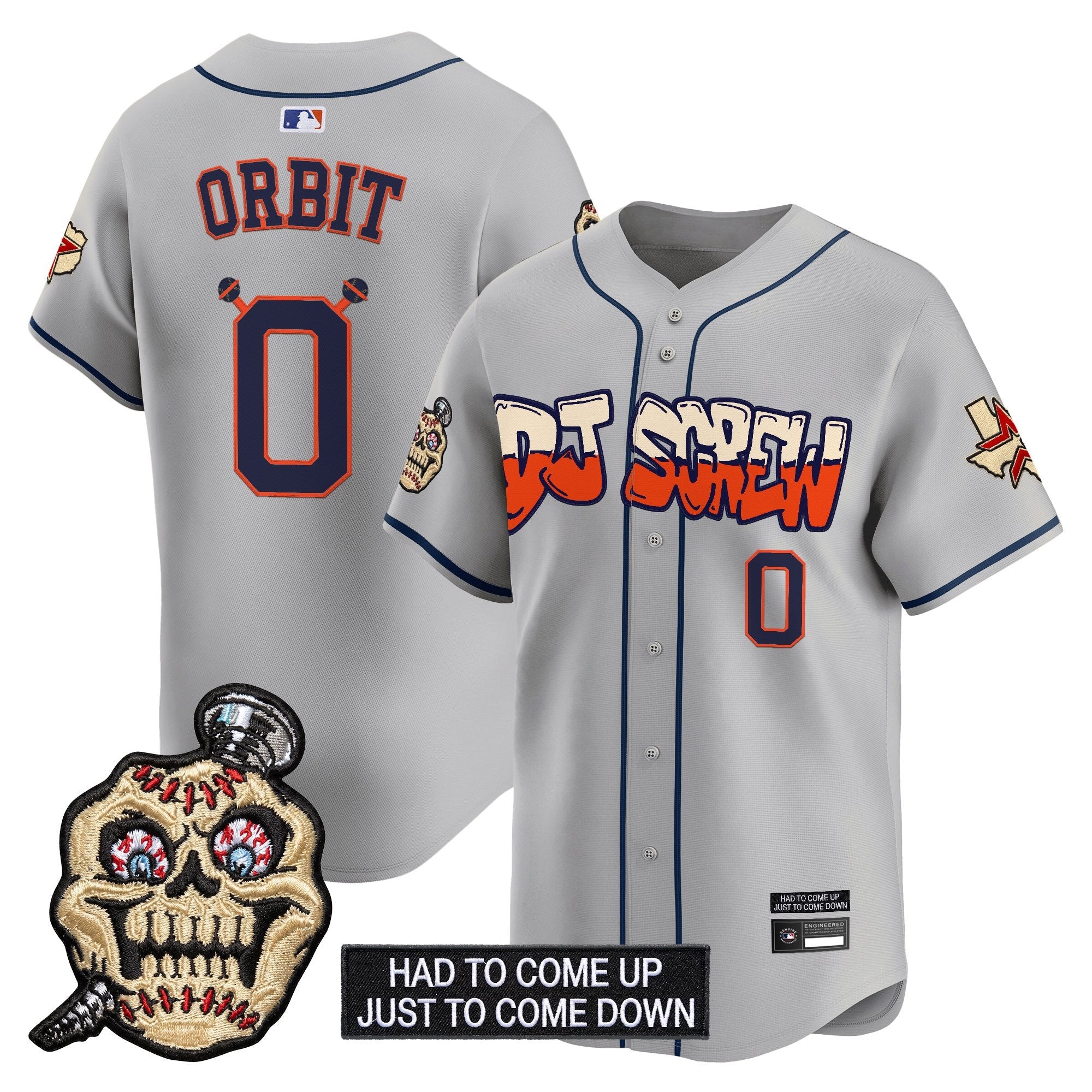Men's Houston Astros Screwed Up Click Vapor Premier Limited Jersey V2 - All Stitched