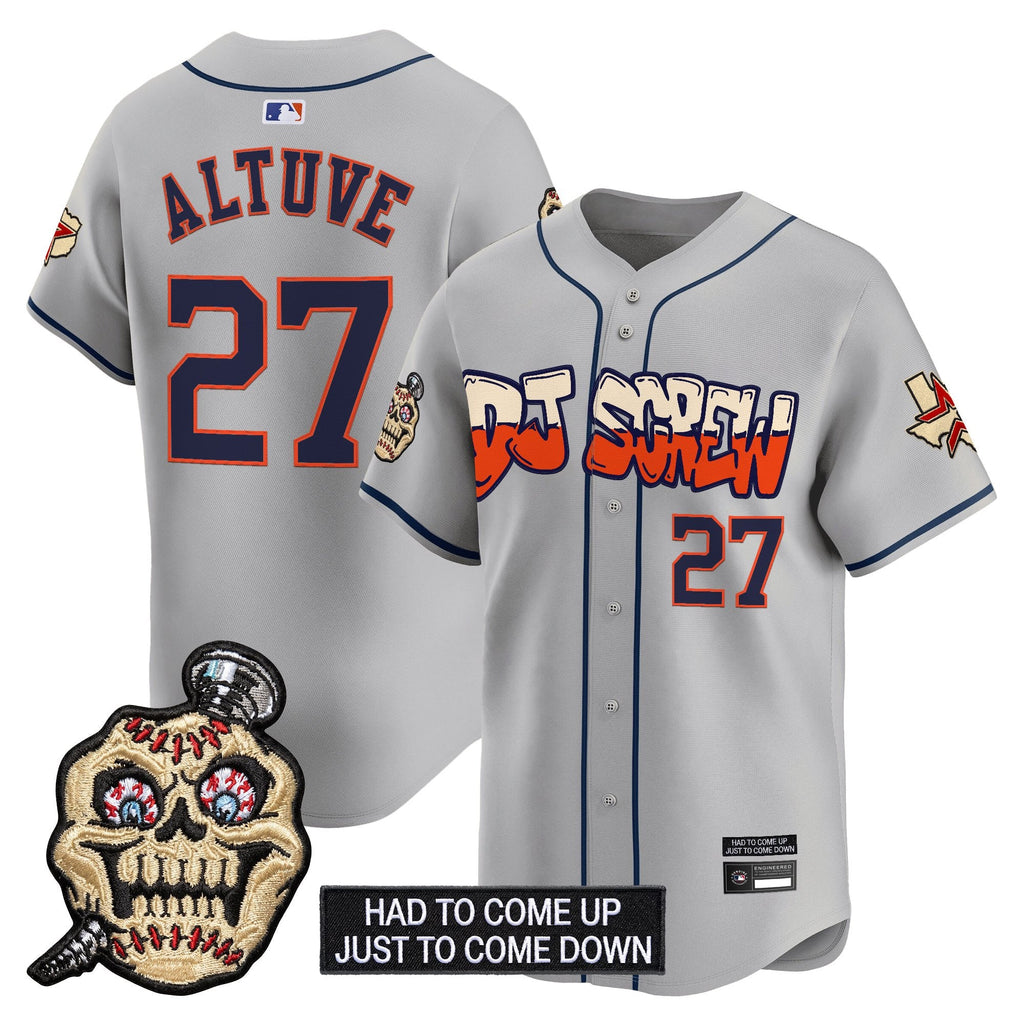 Men's Houston Astros Screwed Up Click Vapor Premier Limited Jersey V2 - All Stitched