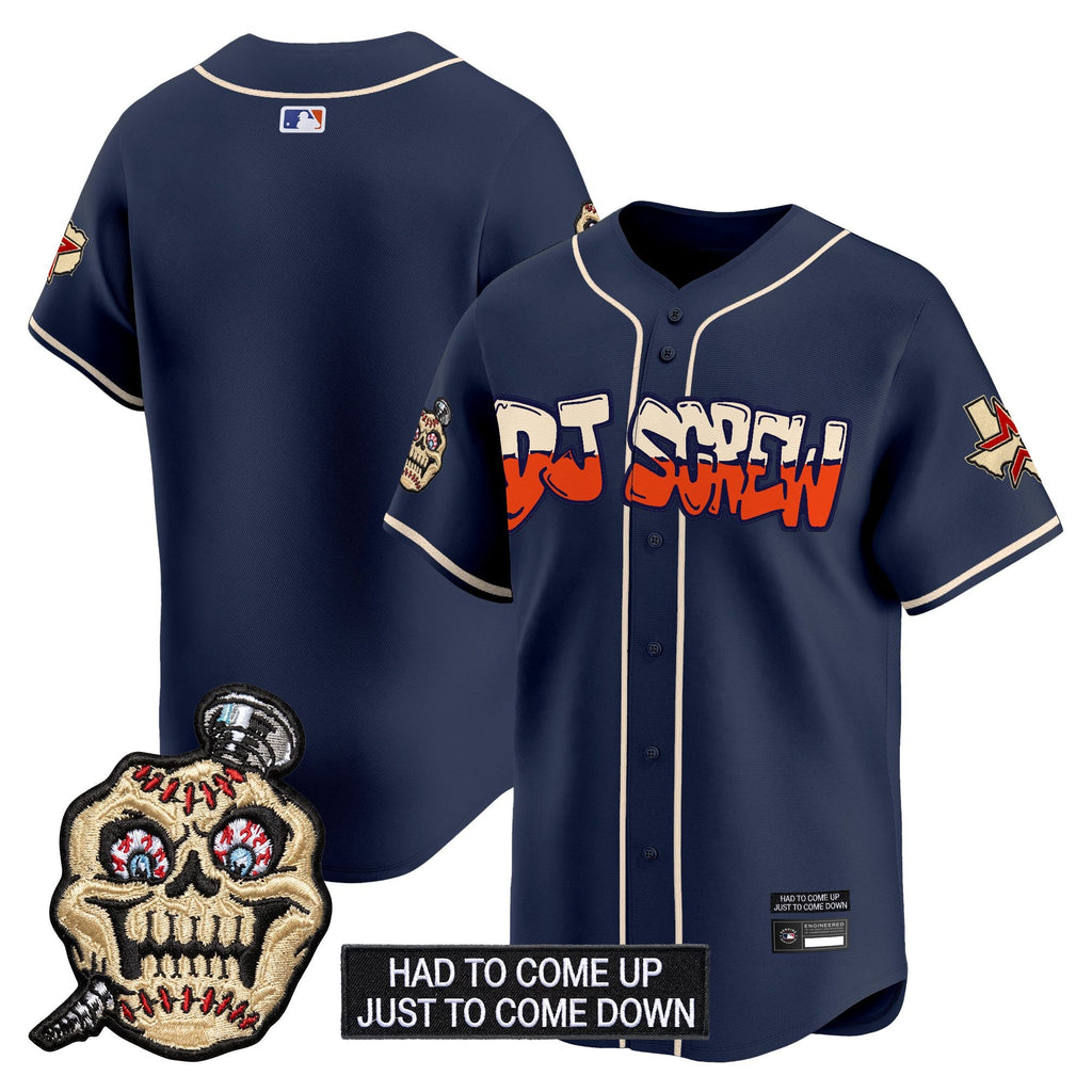 Men's Houston Astros Screwed Up Click Vapor Premier Limited Jersey V2 - All Stitched