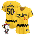 Women's Los Angeles Dodgers x Peanuts Vapor Premier Limited Jersey - Stitched