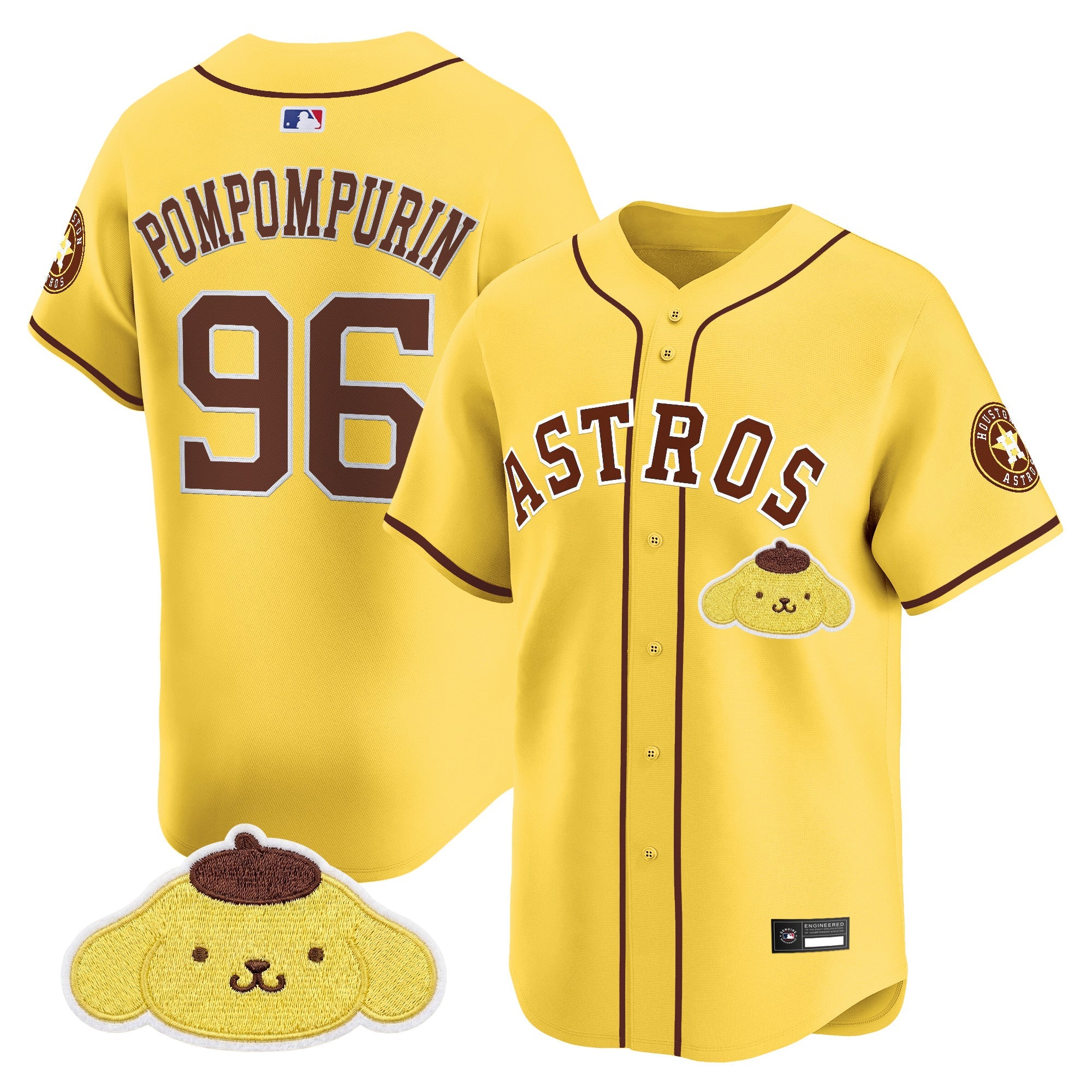 Houston Astros x Sanrio Friends Vapor Premier Limited Jersey - All Stitched