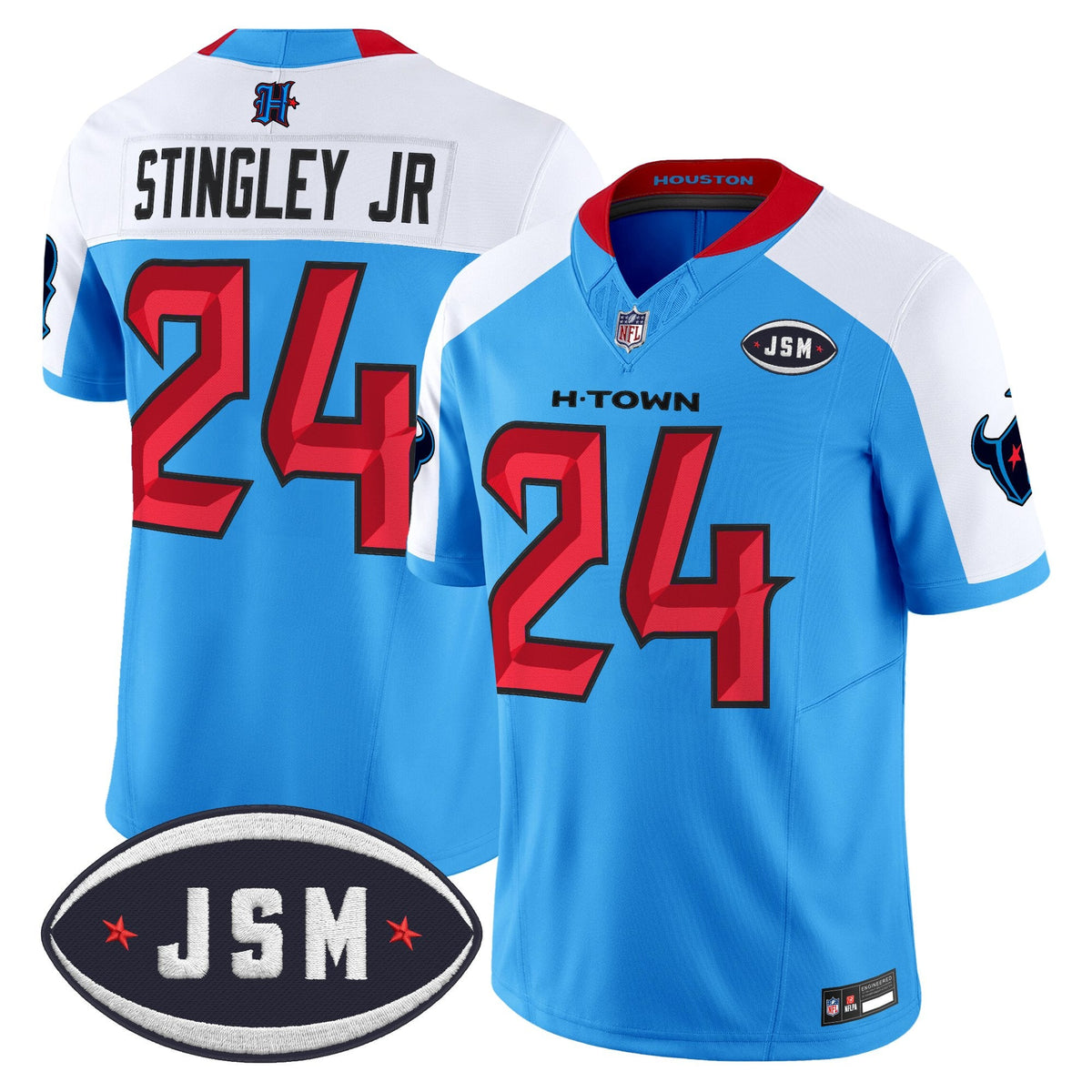 Houston Texan Janice McNair Memorial Patch Vapor Limited Jersey - Stitched