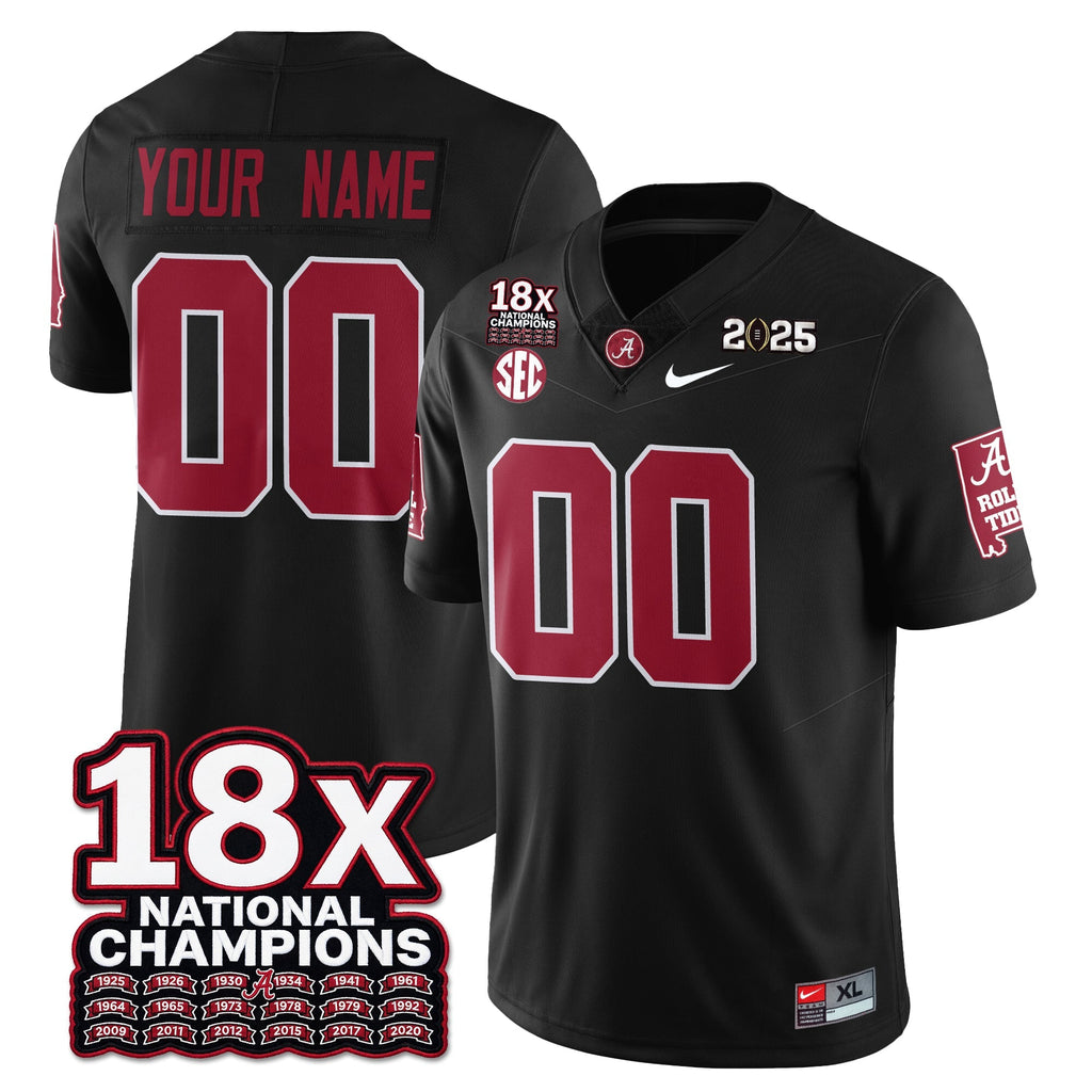 BAMA 18x-Time National Champions Vapor Limited Football Jersey