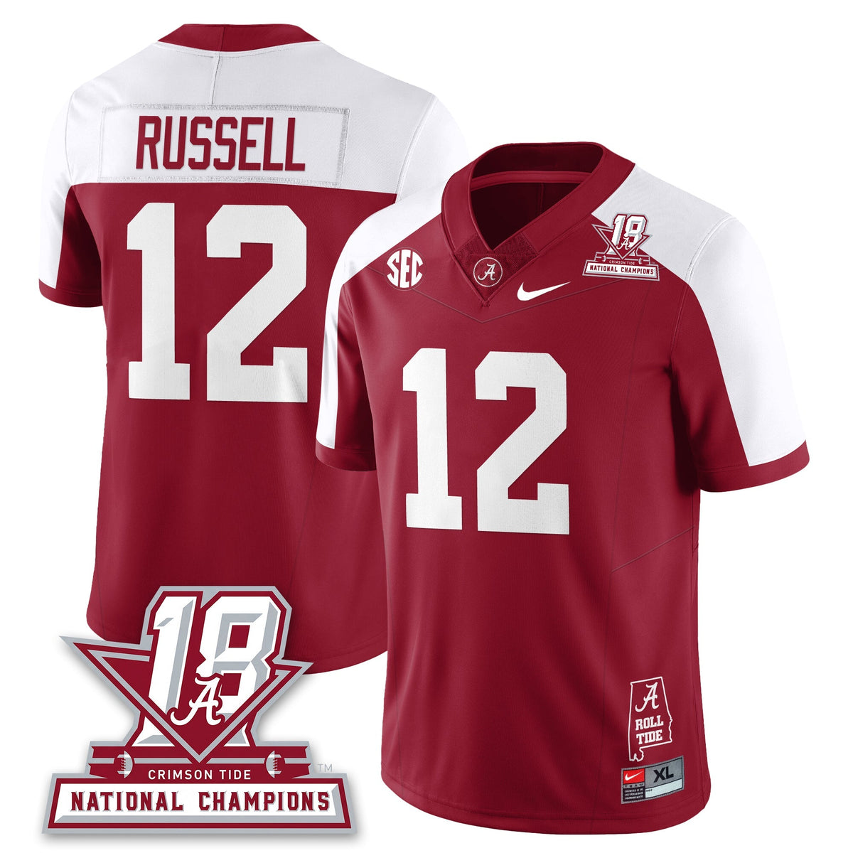 BAMA 18x-Time National Champions Vapor Limited Jersey