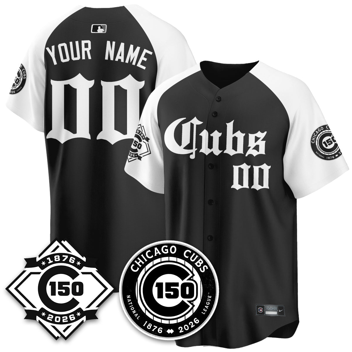 Custom CHC Gothic Vapor Limited Jersey - 150th Anniversary - Stitched