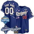Yoshinobu Yamamoto LAD 2025 World Series MVP Custom Jersey - Stitched