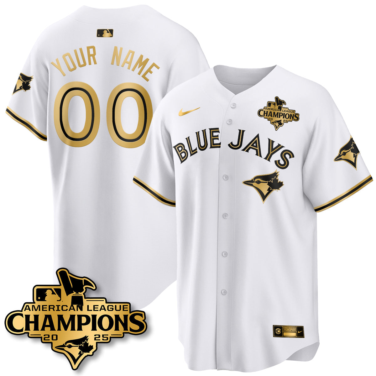 TOR 2025 American League Champions Jersey - Stitched