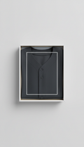 Slate Black jersey with minimalist box