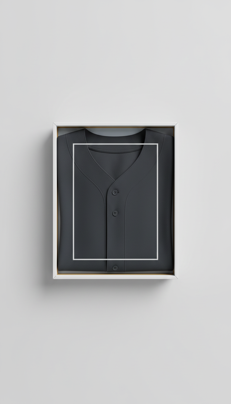 Slate Black jersey with minimalist box