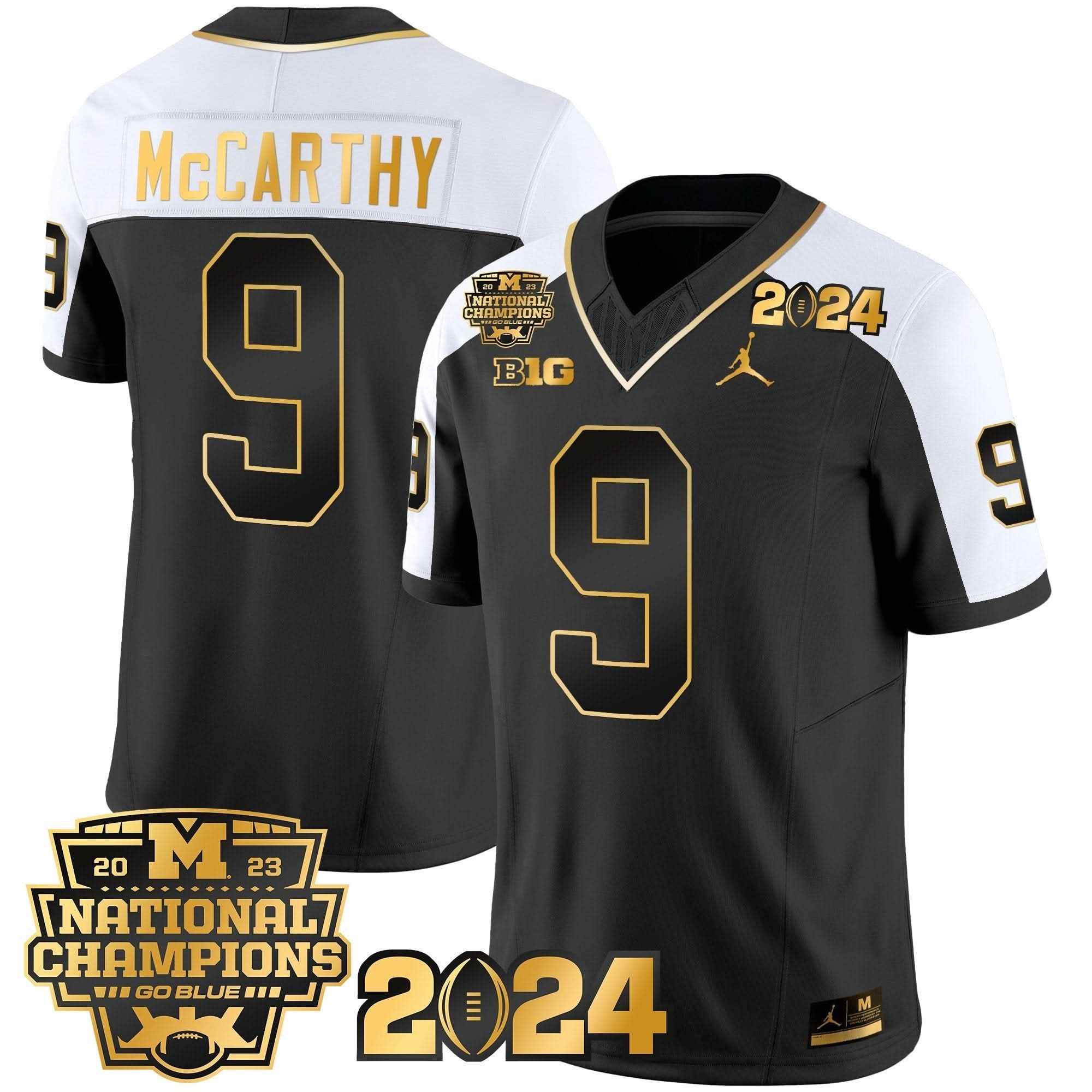 MW 2023 National Champions Patch Gold Vapor Jersey