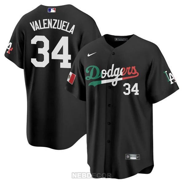 Men's Los Angeles Dodgers Mexican Heritage Jersey - All Stitched